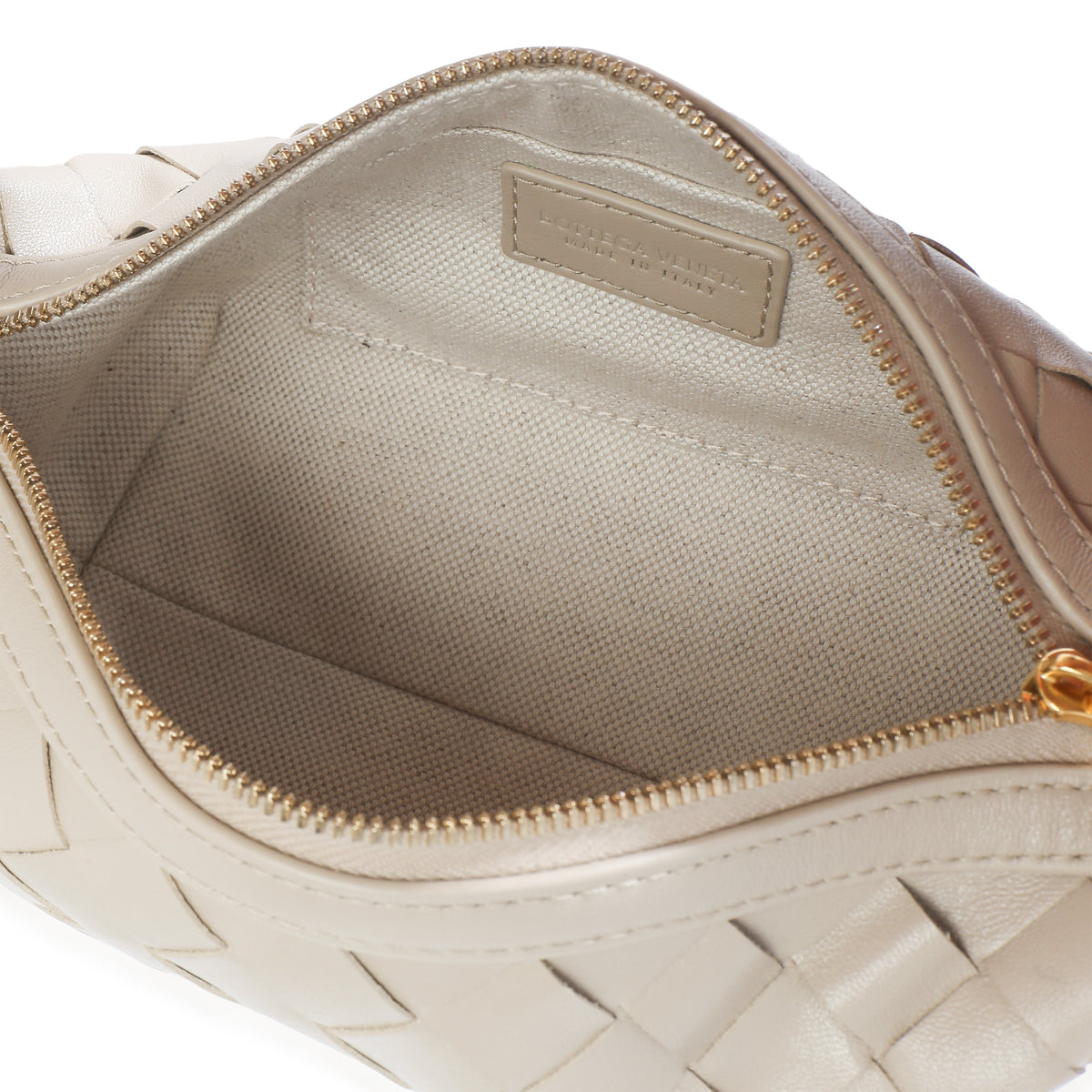 Bottega Veneta Beige Nappa Intrecciato Mini Wallace Top Handle Handbag 8