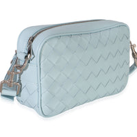 Bottega Veneta Light Blue Nappa Intrecciato Small Crossbody Handbag 3