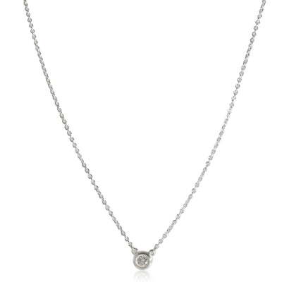 Tiffany & Co. Sterling Silver Diamond Elsa Peretti Diamond By The Yard Pendant