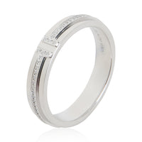 Tiffany & Co. White Gold Diamond Tiffany T Narrow Ring 4