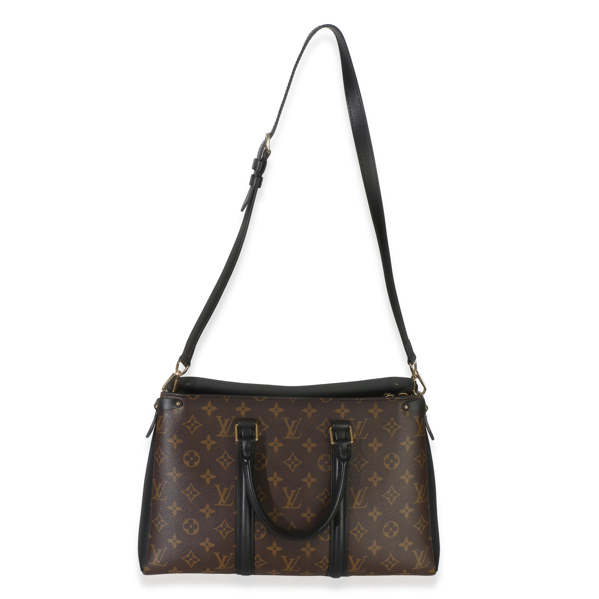 Louis Vuitton Black Monogram Canvas Soufflot MM Handbag 8