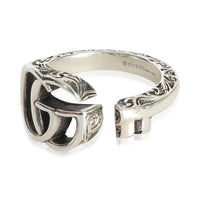 Gucci Sterling Silver  GG Marmont Key Motiff Ring 2