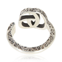 Gucci Sterling Silver  GG Marmont Key Motiff Ring 3