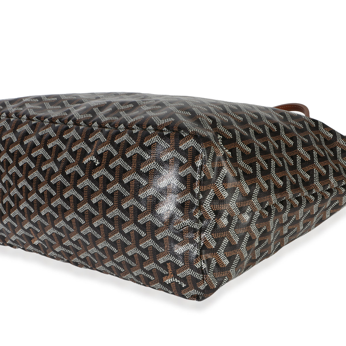 Goyard Black Gold ine Canvas Saint Louis PM Handbag 7