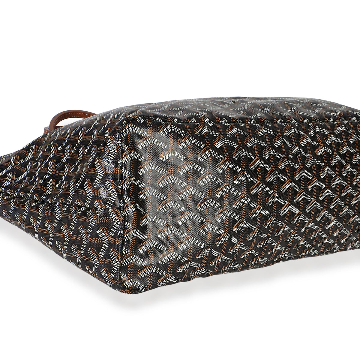 Goyard Black Gold ine Canvas Saint Louis PM Handbag 8