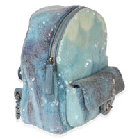 Chanel Blue Multicolor Sequin Waterfall Mini Backpack Handbag 3