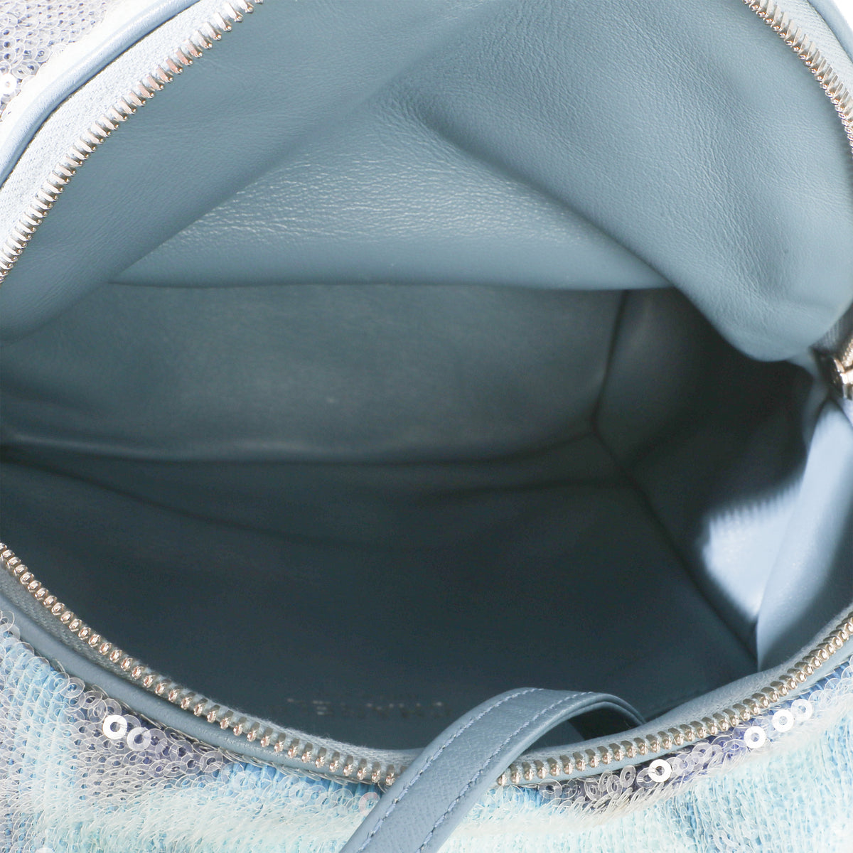 Chanel Blue Multicolor Sequin Waterfall Mini Backpack Handbag 9