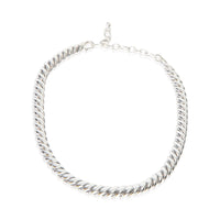 David Yurman Sterling Silver  Sculpted Cable Necklace 3