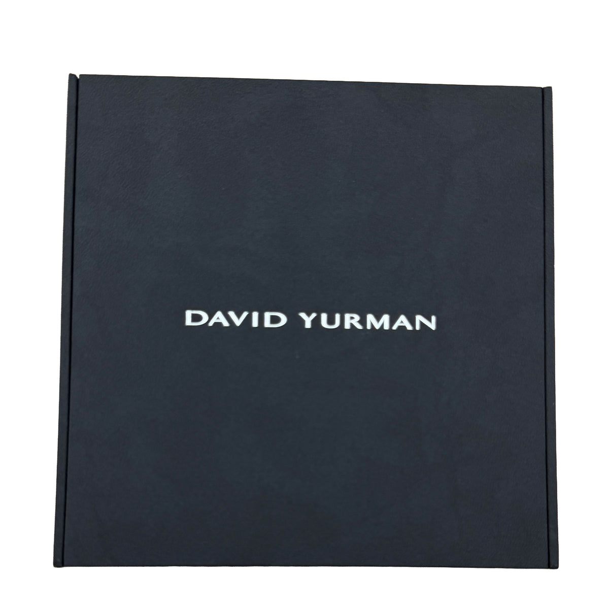 David Yurman Sterling Silver  Sculpted Cable Necklace box