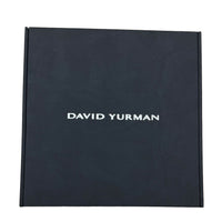 David Yurman Sterling Silver  Sculpted Cable Necklace box