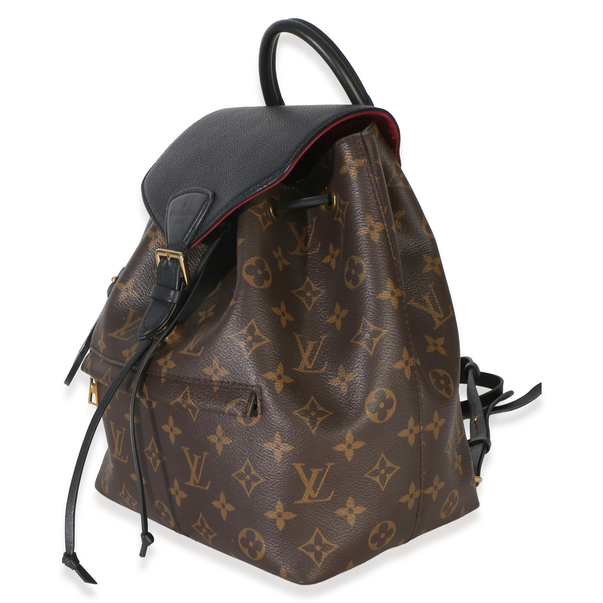 Louis Vuitton Black Monogram Canvas Montsouris Backpack PM NM Handbag 2