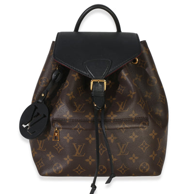 Louis Vuitton Black Monogram Canvas Montsouris Backpack PM NM Handbag id