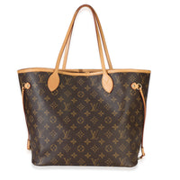 Louis Vuitton Monogram Canvas Neverfull MM Handbag fv