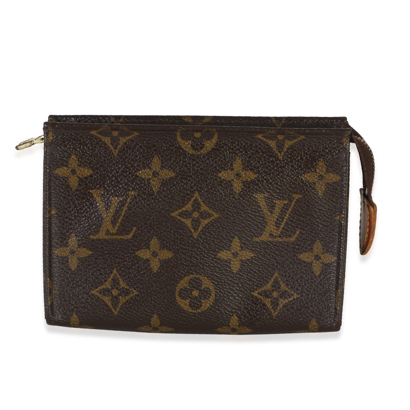 Louis Vuitton Monogram Canvas Toiletry Pouch 15 Handbag fv