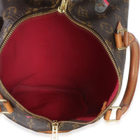 Louis Vuitton Monogram Canvas Love Lock Speedy Bandouliere 30 Handbag 8