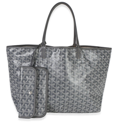 Goyard Grey ine Canvas Saint Louis PM Handbag fv