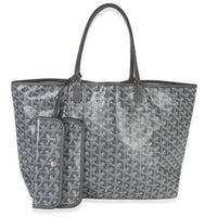 Goyard Grey ine Canvas Saint Louis PM Handbag fv