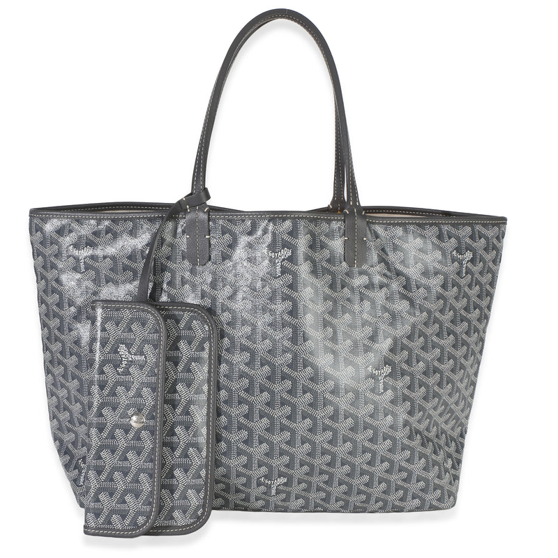 Goyard Grey ine Canvas Saint Louis PM Handbag fv