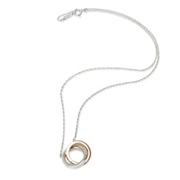 Tiffany & Co. Sterling Silver  1837 Circle Pendant pv