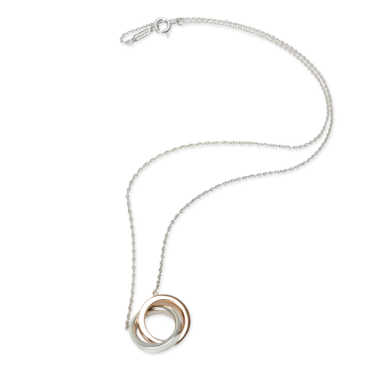 Tiffany & Co. Sterling Silver  1837 Circle Pendant pv