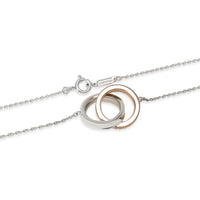 Tiffany & Co. Sterling Silver  1837 Circle Pendant clasp