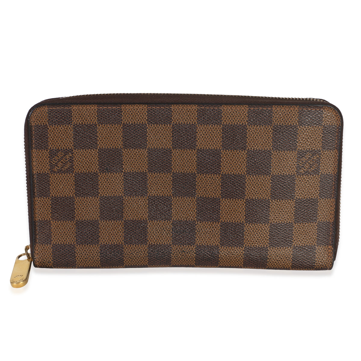 Louis Vuitton Damier Ebene Canvas Zippy Organizer Wallet Wallet id