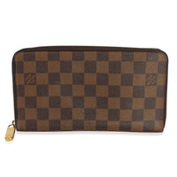 Louis Vuitton Damier Ebene Canvas Zippy Organizer Wallet Wallet id