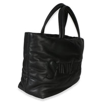 Saint Laurent Black Puffy Nappa Logo Tote Handbag 3
