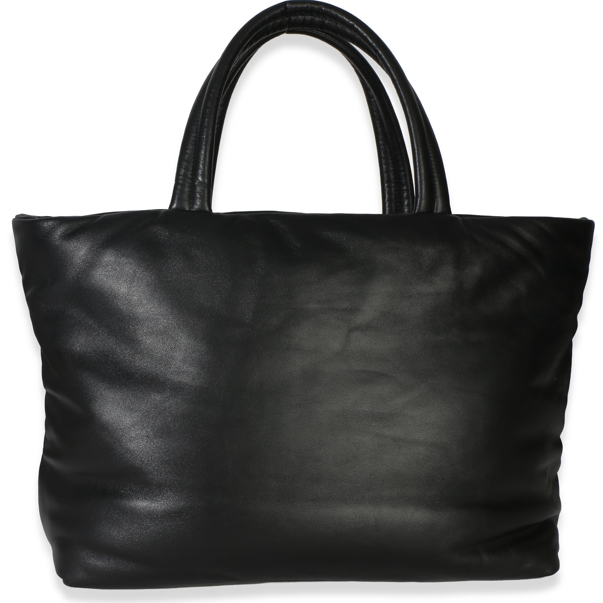 Saint Laurent Black Puffy Nappa Logo Tote Handbag 4