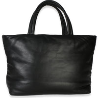 Saint Laurent Black Puffy Nappa Logo Tote Handbag 4
