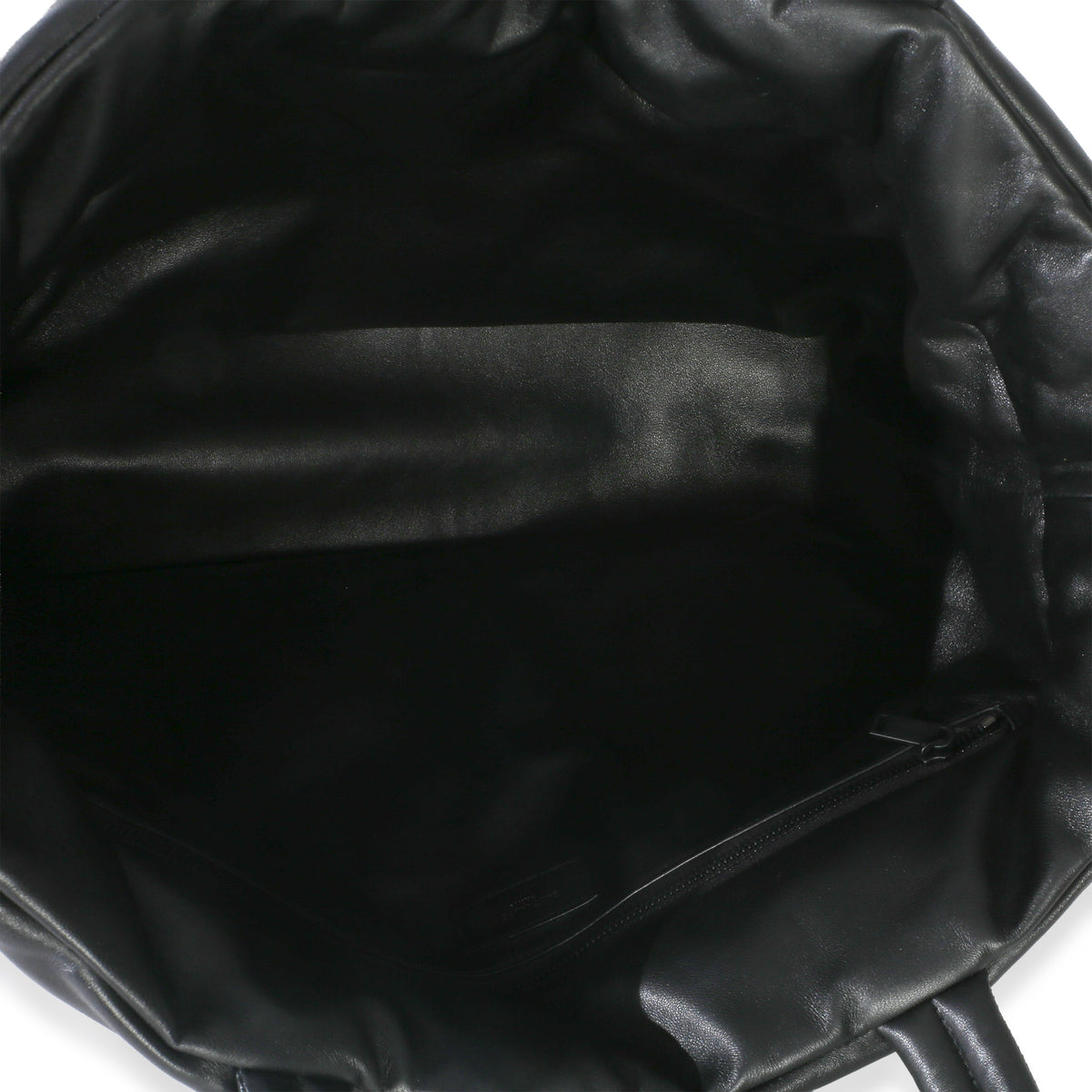 Saint Laurent Black Puffy Nappa Logo Tote Handbag 8