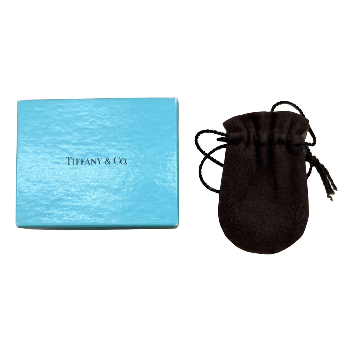 Tiffany & Co. Yellow Gold  Vintage Twist Hoop Earrings box