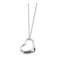 Tiffany & Co. Sterling Silver  Vintage Elsa Peretti Open Heart Pendant