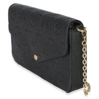 Louis Vuitton Black Monogram Empreinte Felicie Pochette Handbag 2
