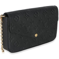 Louis Vuitton Black Monogram Empreinte Felicie Pochette Handbag 3