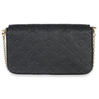 Louis Vuitton Black Monogram Empreinte Felicie Pochette Handbag 4