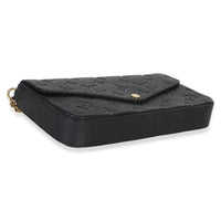 Louis Vuitton Black Monogram Empreinte Felicie Pochette Handbag 7
