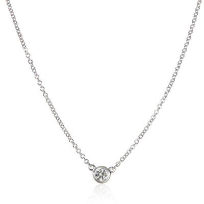 Tiffany & Co. Platinum Diamond Elsa Peretti Diamond By The Yard Pendant fv