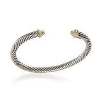 David Yurman Yellow Gold & Sterling Silver  Cable Classic Bracelet 4
