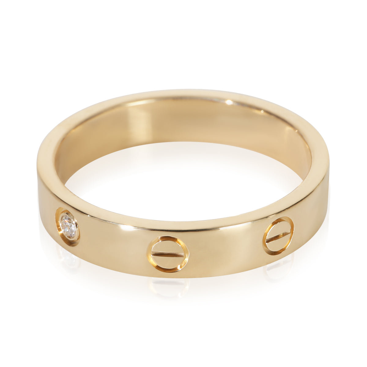 Cartier Yellow Gold Diamond Small Model Love Ring 2
