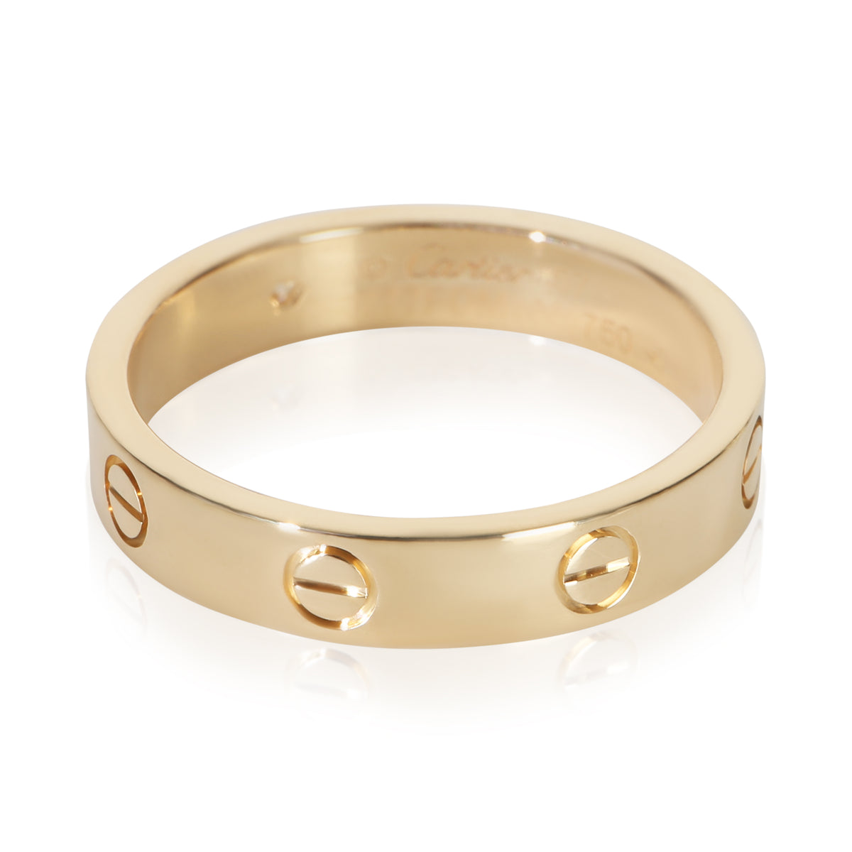 Cartier Yellow Gold Diamond Small Model Love Ring 3