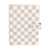 Louis Vuitton Damier Azur Canvas Medium Ring Agenda Cover id
