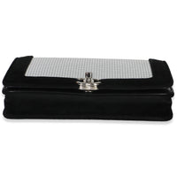 Chanel Black Velvet Mirror Sequin Wallet On Chain Bag Handbag 5