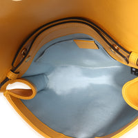 Gucci Yellow Raffia Azalea Calfskin Small Horsebit 1955 Chain Shoulder Bag Handbag 9