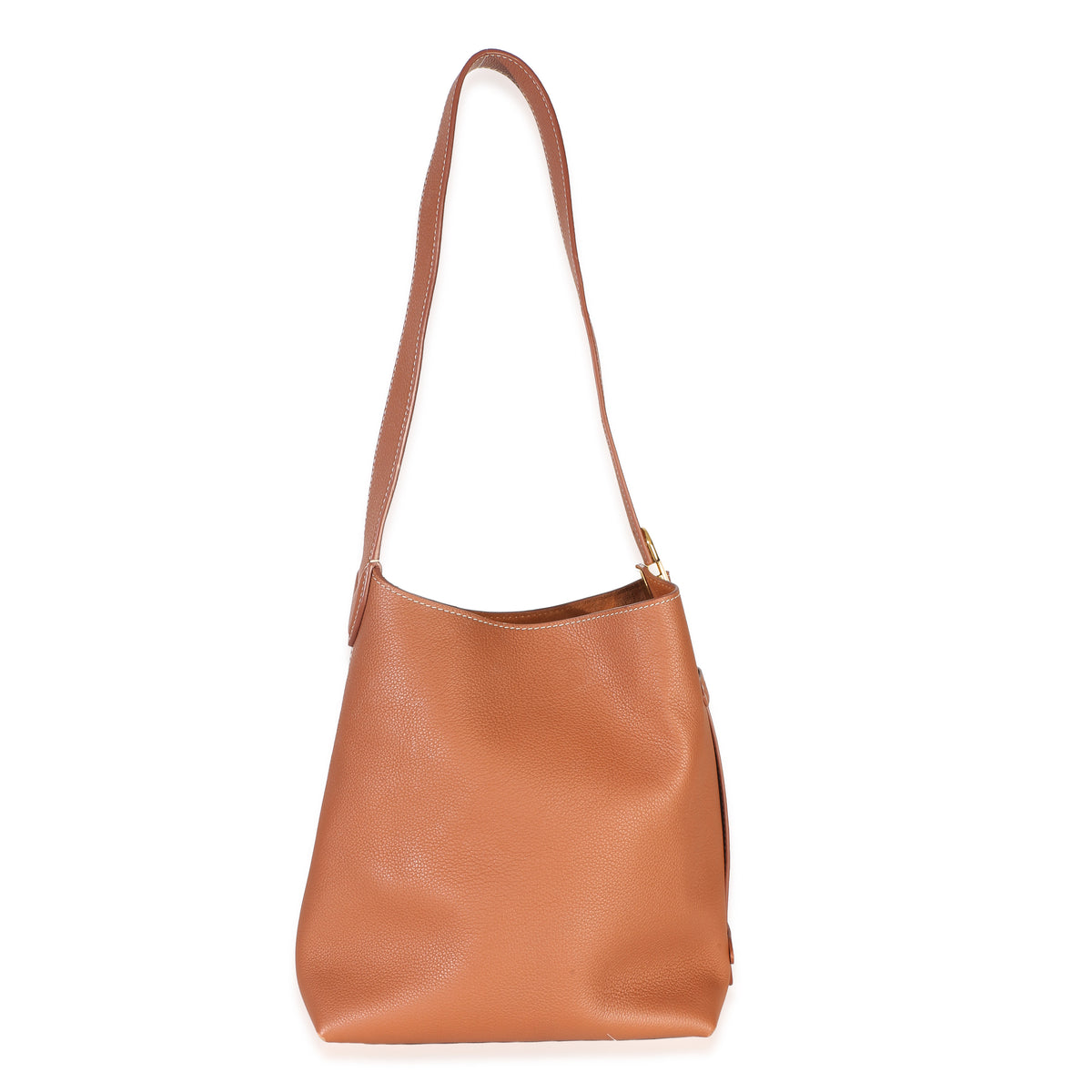 Louis Vuitton Cognac Grained Calfskin Low Key Hobo PM Handbag id
