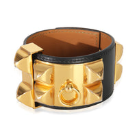 Hermès Gold Plated  Collier de Chien Bracelet fv