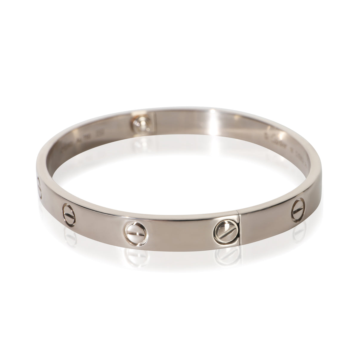 Cartier White Gold  Love Bracelet 2