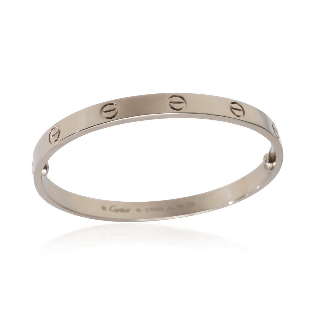 Cartier White Gold  Love Bracelet 4