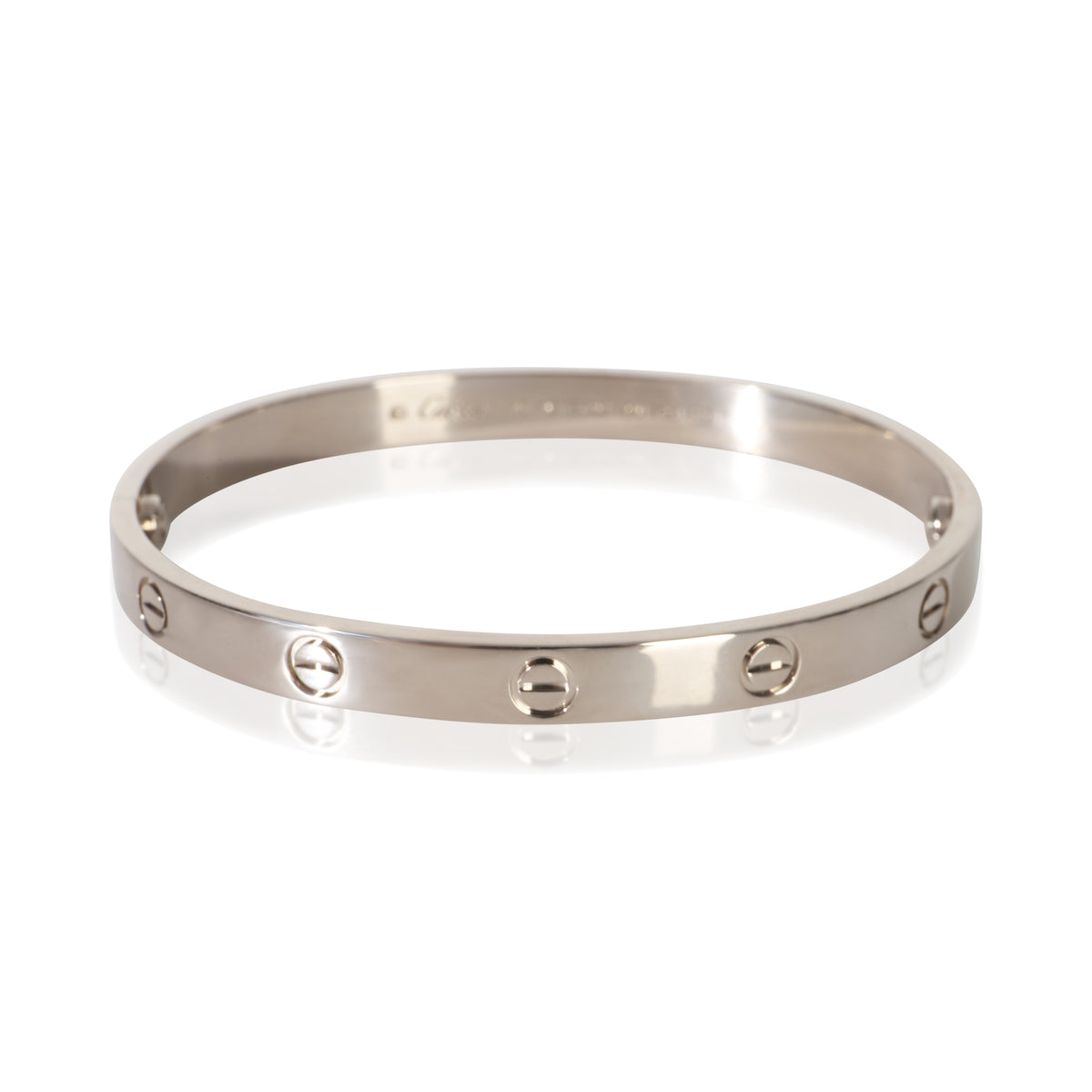 Cartier White Gold  Love Bracelet fv