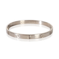 Cartier White Gold  Love Bracelet fv